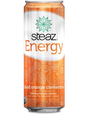 Steaz Organic Energy Orange (12x12 OZ)