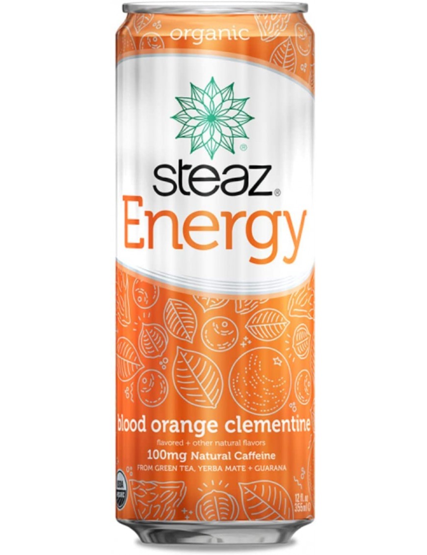 Steaz Organic Energy Orange (12x12 OZ)