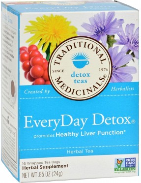 Traditional Medicinals Everyday Detox Herb Tea (1x16 Bag)
