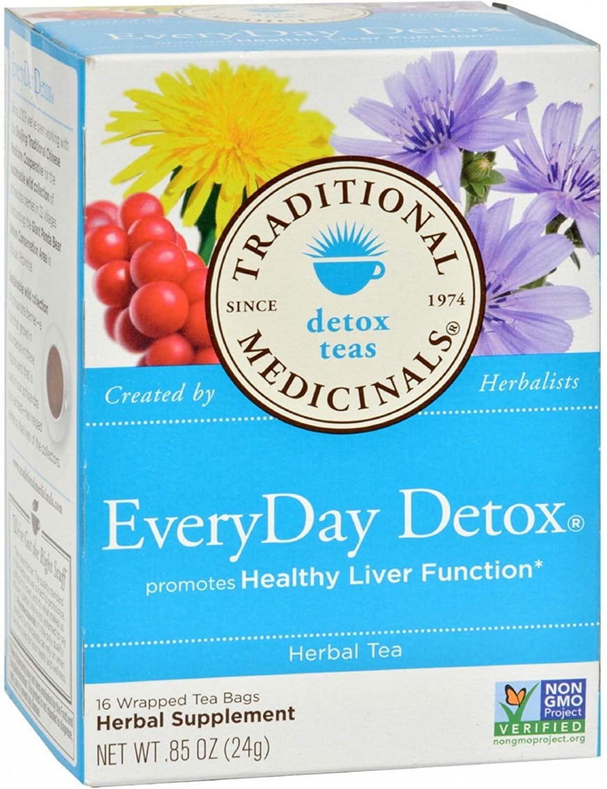 Traditional Medicinals Everyday Detox Herb Tea (1x16 Bag)