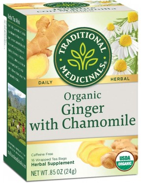 Traditional Medicinals Golden Ginger Tea (1x16 Bag)