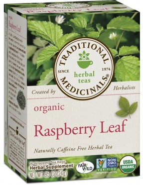 Traditional Medicinals Raspberry Leaf Tea (1x16 Bag)