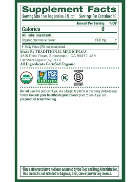 Traditional Medicinals Chamomile Tea (6x16 Bag)