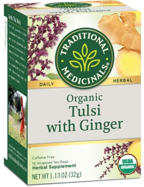 Traditional Medicinals Tulsi With Ginger (6x16 BAG )