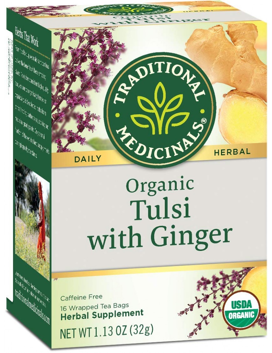 Traditional Medicinals Tulsi With Ginger (6x16 BAG )