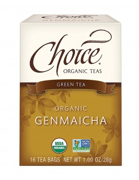 Choice Organic Teas Genmaicha Green with Toasted Brown Rice (6x16 Bag)