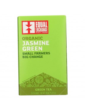 Equal Exchange Organic Jasmine Green Tea (6x20 Bag)