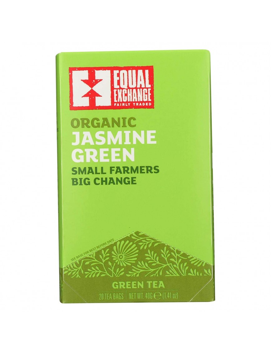 Equal Exchange Organic Jasmine Green Tea (6x20 Bag)