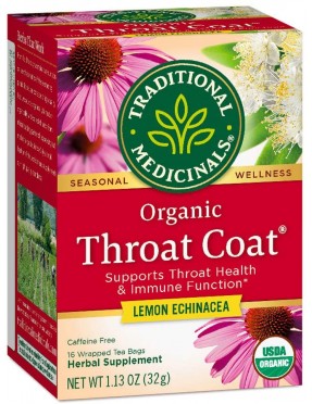 Traditional Medicinals Lemon Echinacea Throat Herb Tea (1x16 Bag)