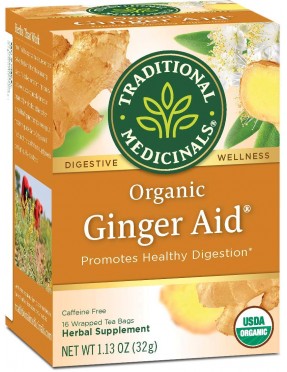 Traditional Medicinals Ginger Aid Herb Tea (6x16 Bag)
