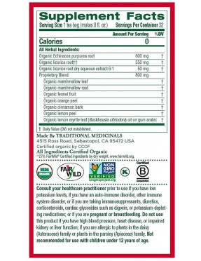 Traditional Medicinals Lemon Echinacea Throat Herb Tea (1x16 Bag)