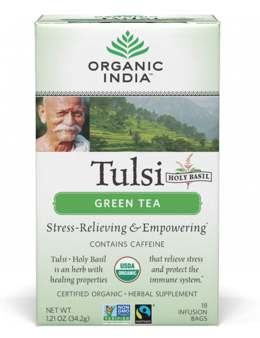 India Green Tulsi Tea (6x18 CT)