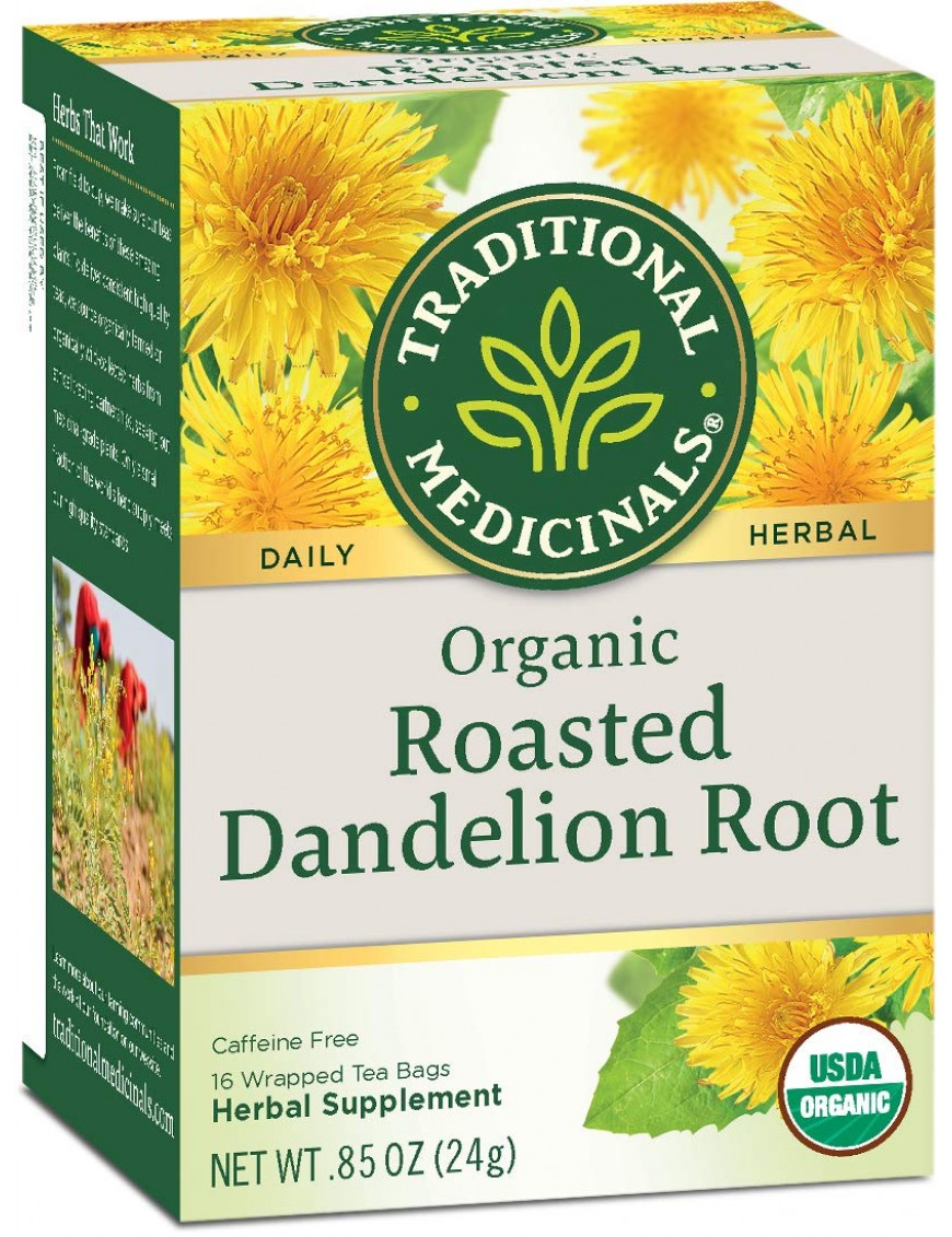Traditional Medicinals Roasted Dandelion Root Tea (1x16 Bag)