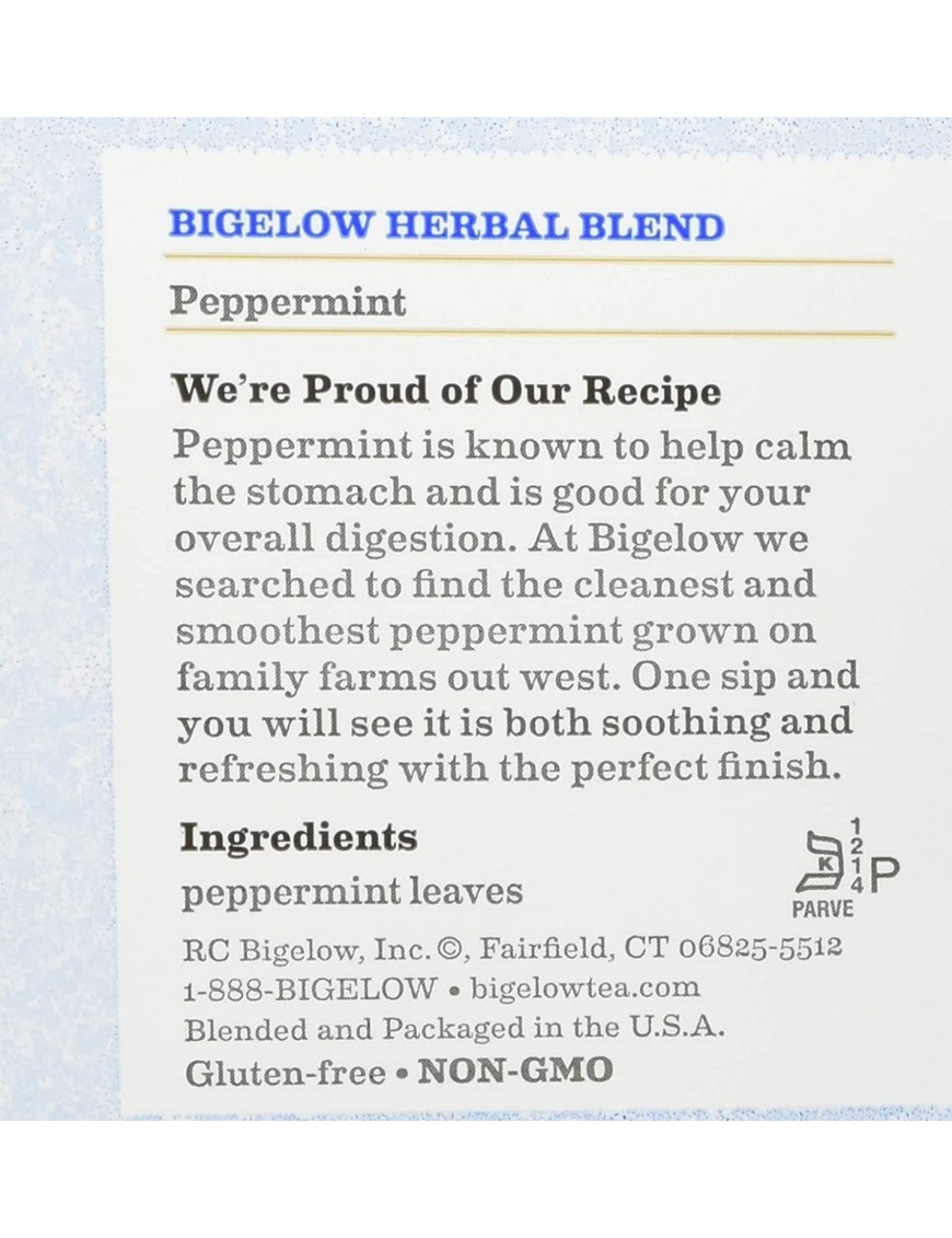 Bigelow Herbal TeaPeppermint (6x20 Bag )