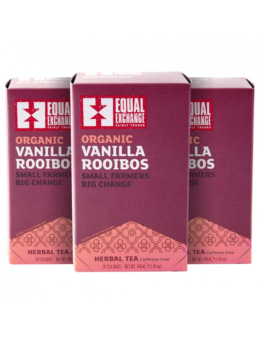 Equal Exchange Herbal Vanilla Rooibos Tea (6x20 Bag)