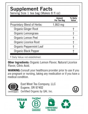 Yogi Lemon Ginger Tea (1x16 Bag)