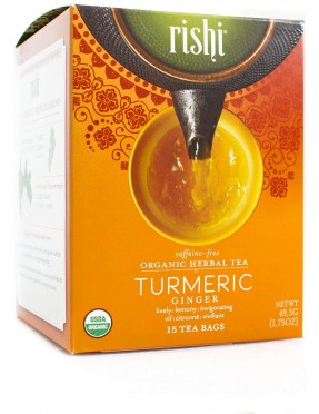 Rishi Tea Tumeric Ginger, FT (6x15 BAG)