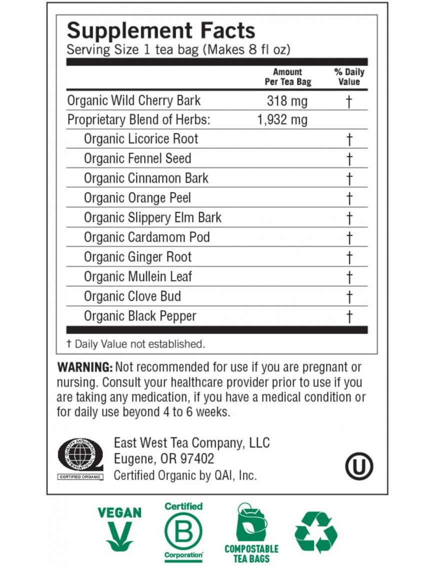 Yogi Throat Comfort Tea (1x16 Bag)