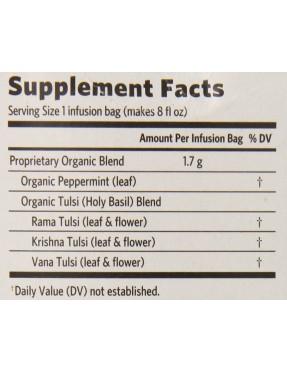 India Peppermint Tulsi Tea (6x18 CT)