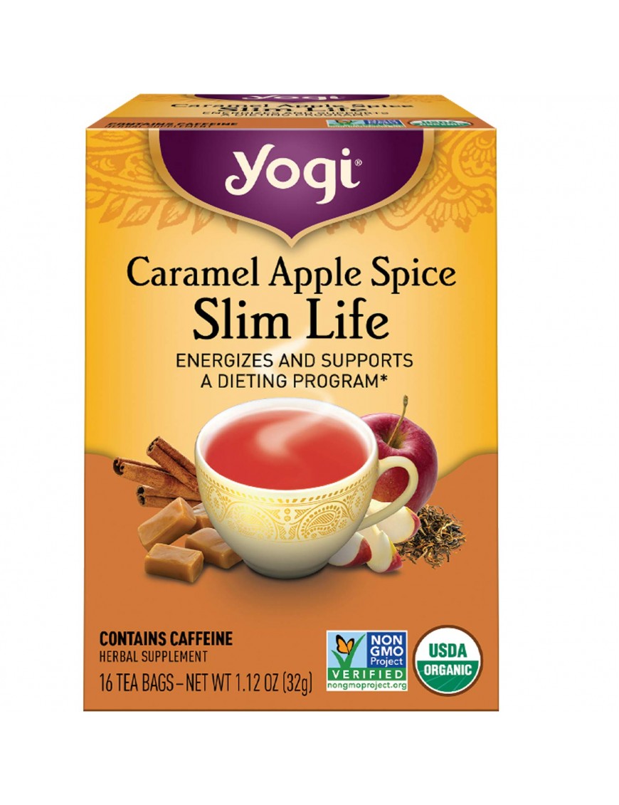 Yogi Teas Caramel Apple Spice Snack Tea (6x16 Bag)