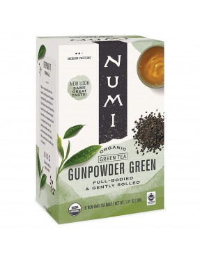 Numi Tea Gunpowder Green Tea (6x18 Bag)