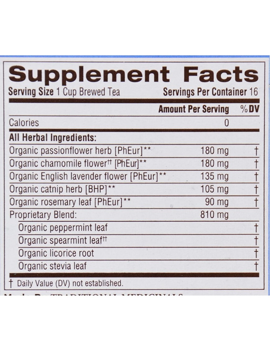 Traditional Medicinals Easy Now Herb Tea (6x16 Bag)
