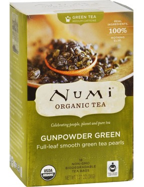 Numi Tea Gunpowder Green Tea (1x18 Bag)