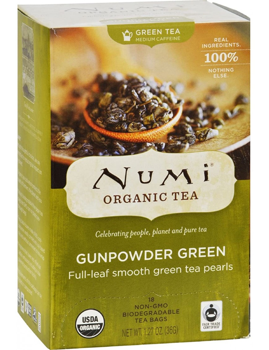 Numi Tea Gunpowder Green Tea (1x18 Bag)