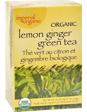 Uncle Lee's Tea Organic Imperial Lemon Ginger (1x18 Bags) 