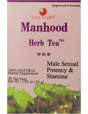 Health King Manhood Herb Tea (1x20 Tea Bags)