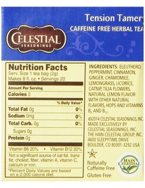 Celestial Seasonings Tension Tamer Herb Tea (6x20 bag)