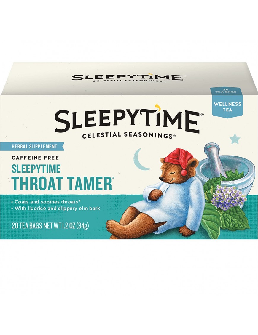 Celestial Seasonings Throat Tamer Herb Tea (6x20bag)