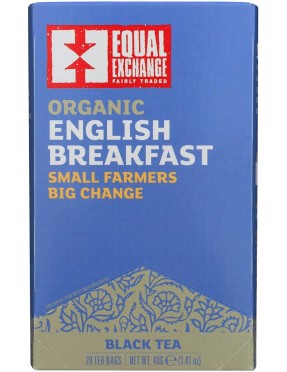 Equal Exchange Black, English Breakfast Tea (6x20 Bag)