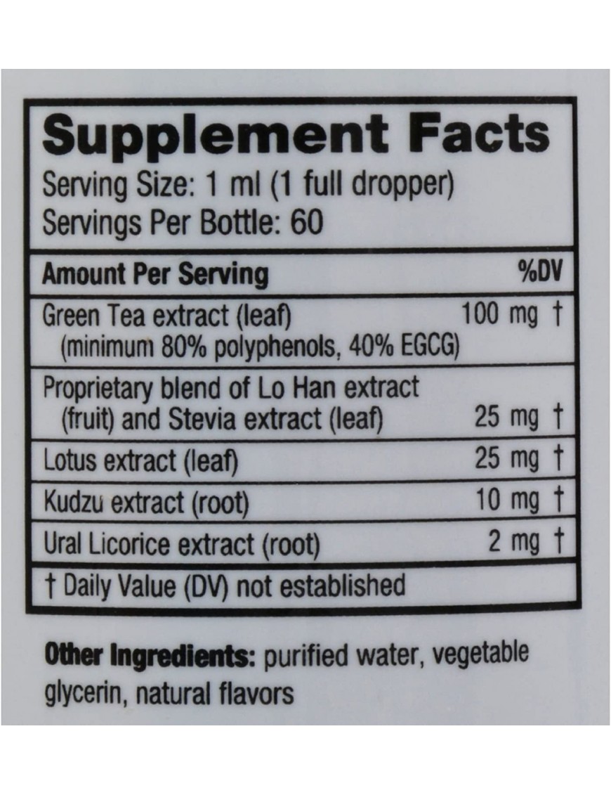 Herbasway Laboratories HerbaGreen Tea Honey Lemon 2 fl Oz