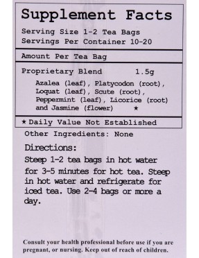 Health King Cough-Off Herb Tea (1x20 Tea Bags)