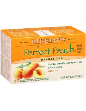 Bigelow Perfect Peach Herbal Tea (6x20 Bag )
