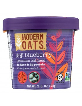 Modern Oats Goji Blueberry Oatmeal (6x2.6 OZ)