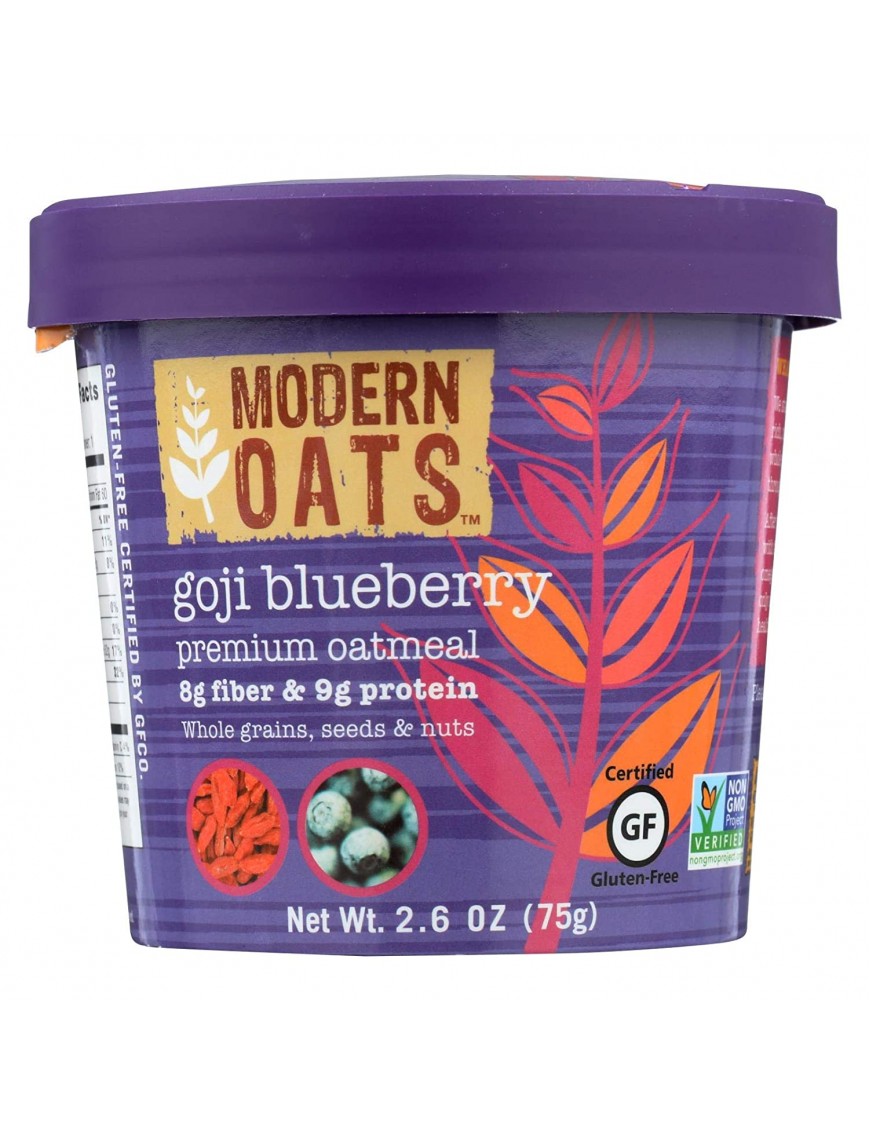 Modern Oats Goji Blueberry Oatmeal (6x2.6 OZ)