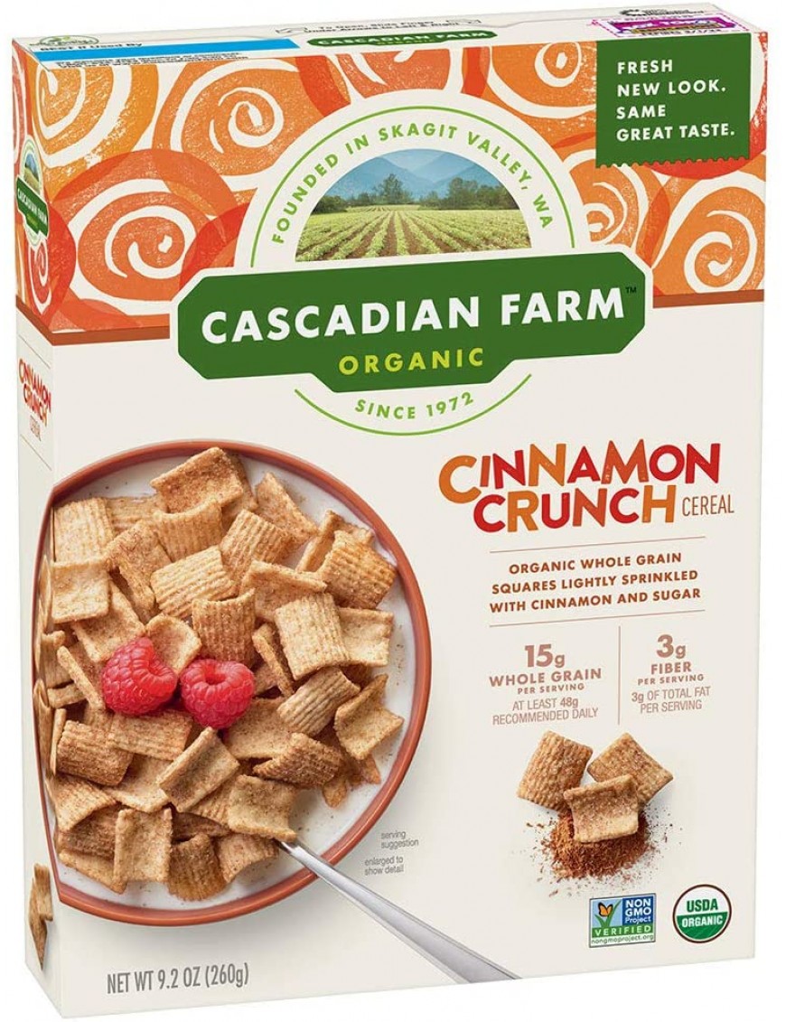Cascadian Farm Cinn Crunch Cereal (10x9.2OZ )