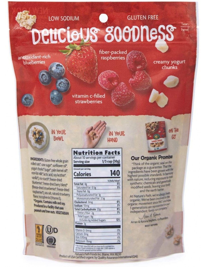 Nature's Path Smmr Berry Granola GF (8x11OZ )