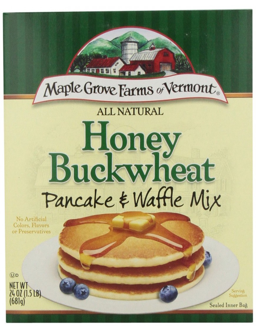 Maple Grove Farms Buckwheat & Honey Pancake Mix (6x24Oz)