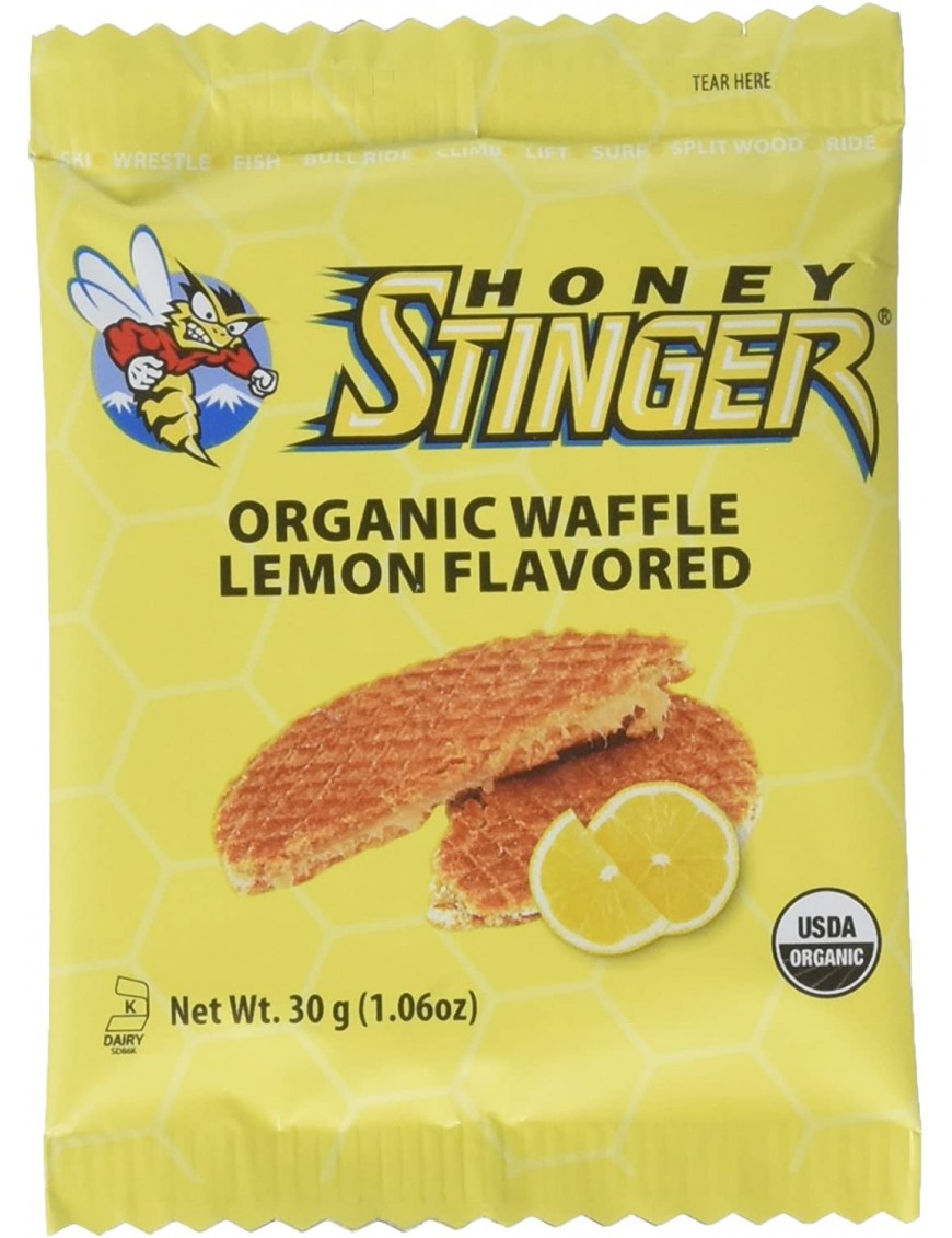 Honey Stinger Food Lemon Waffle (16x1 OZ)