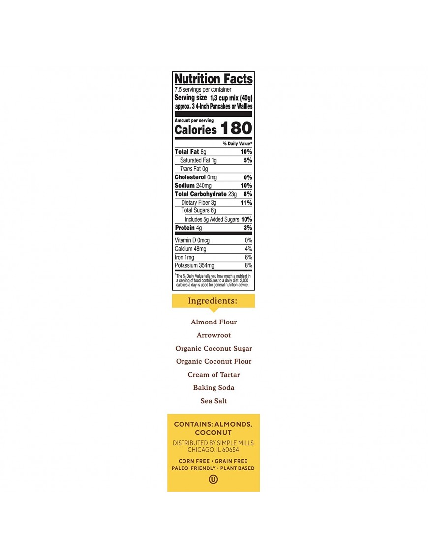Simple Mills Sim Pancake & Waffle Mix (6X10.7 OZ)