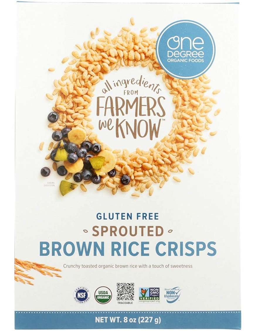 One Degree Organic Foods Odof Brown Rice Crisp (6X8 OZ)