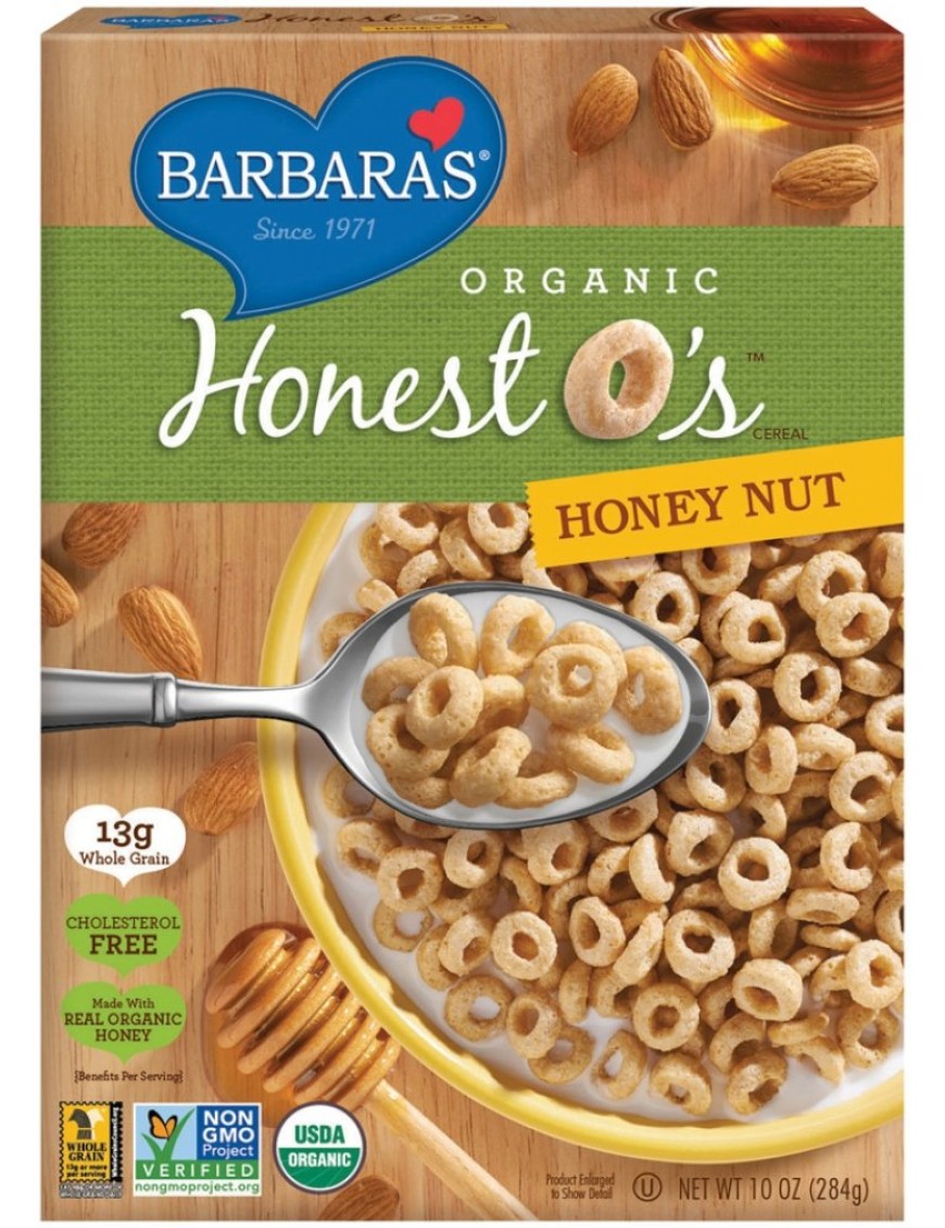 Barbara's Bakery Honest O's Honeynut (6x10OZ )