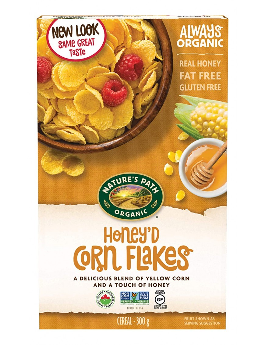 Nature's Path Honey'd Corn Flake Cereal (12x10.6 Oz)
