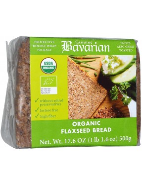 Bavarian Breads Organic Flaxseed Bread (6x17.6Oz)