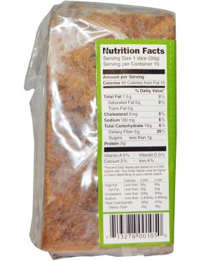 Bavarian Breads Organic Flaxseed Bread (6x17.6Oz)