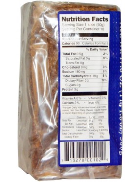 Bavarian Breads Organic Pumpernickel Bread (6x17.6Oz)