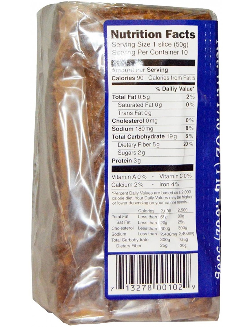 Bavarian Breads Organic Pumpernickel Bread (6x17.6Oz)